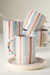 Daily Stripe Stoneware Demi Lid Sipper