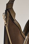Mali + Lili Madeline Faux-Suede Triangular Mini Crossbody Bag