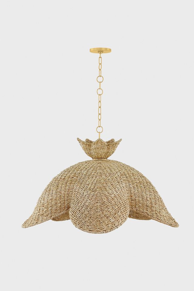 Solie Woven Wicker Pendant Light #2