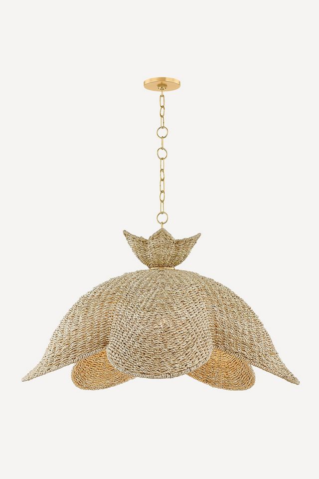 Solie Woven Wicker Pendant Light #3