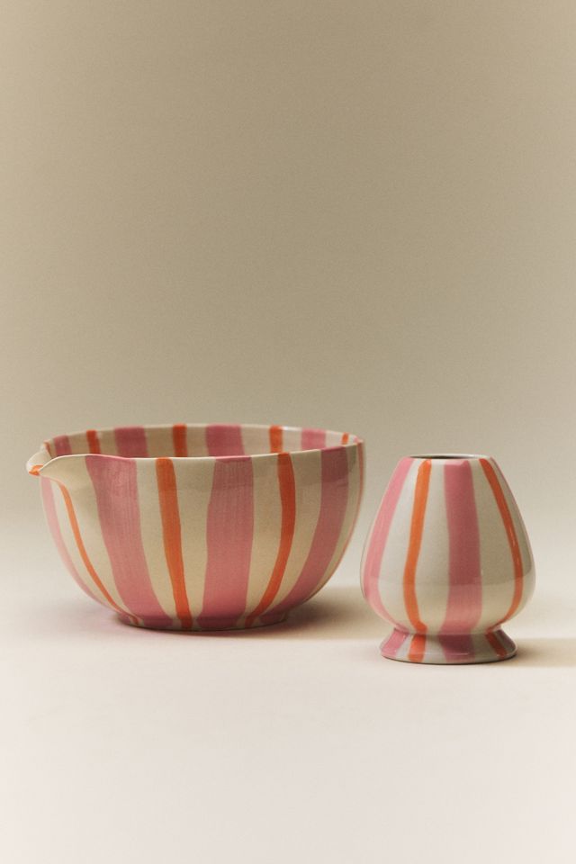 Daily Stripe Matcha Bowl #1