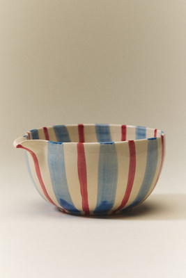 Anthropologie Daily Stripe Matcha Bowl In Multi