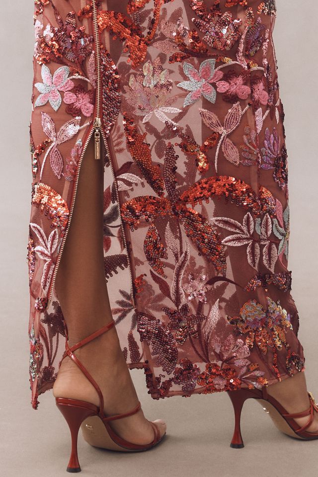 Bronx and Banco Dahlia Leona Embroidered Gown #4