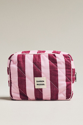 Damson Madder Patterned Cosmetic Bag In Pink