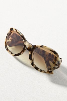 Poppy Lissiman Tiffi Graphic Tortoiseshell Sunglasses