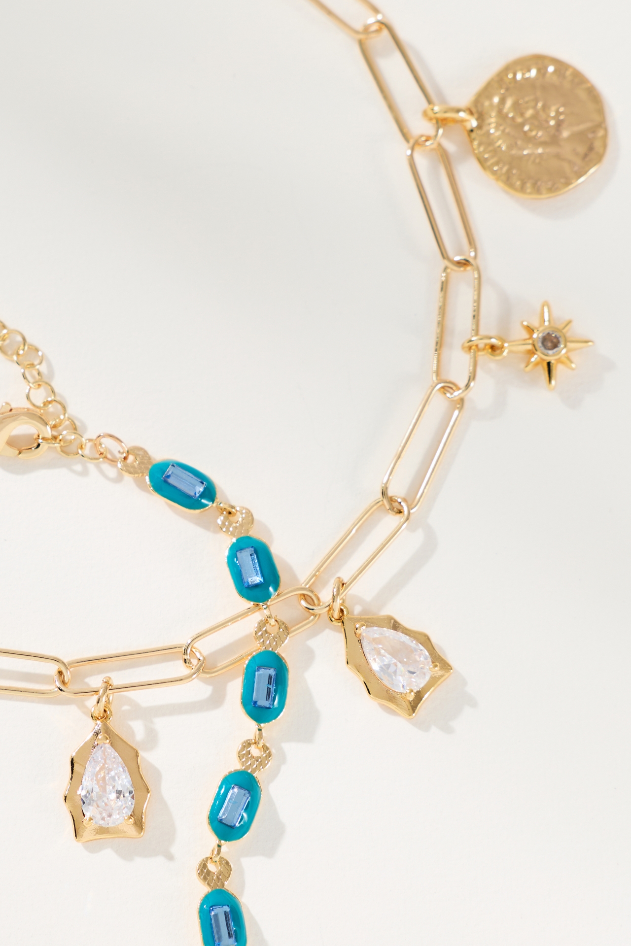 Beaded Charm Anklets