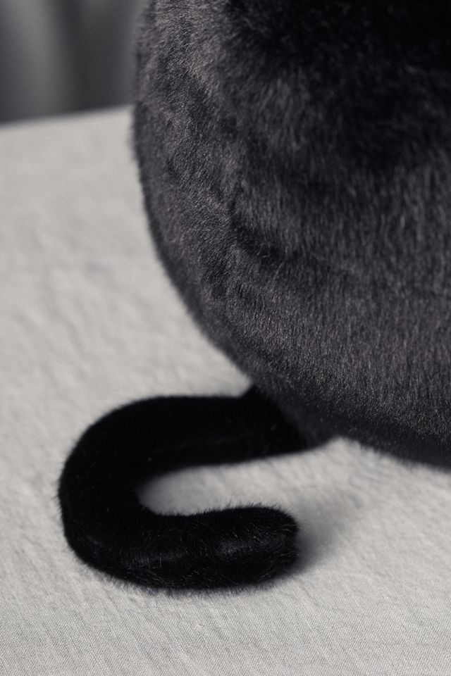 Mon Ami Black Cat Kids Plush Toy #1