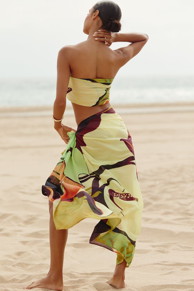 Vismaya Printed Cotton Scarf Top #2