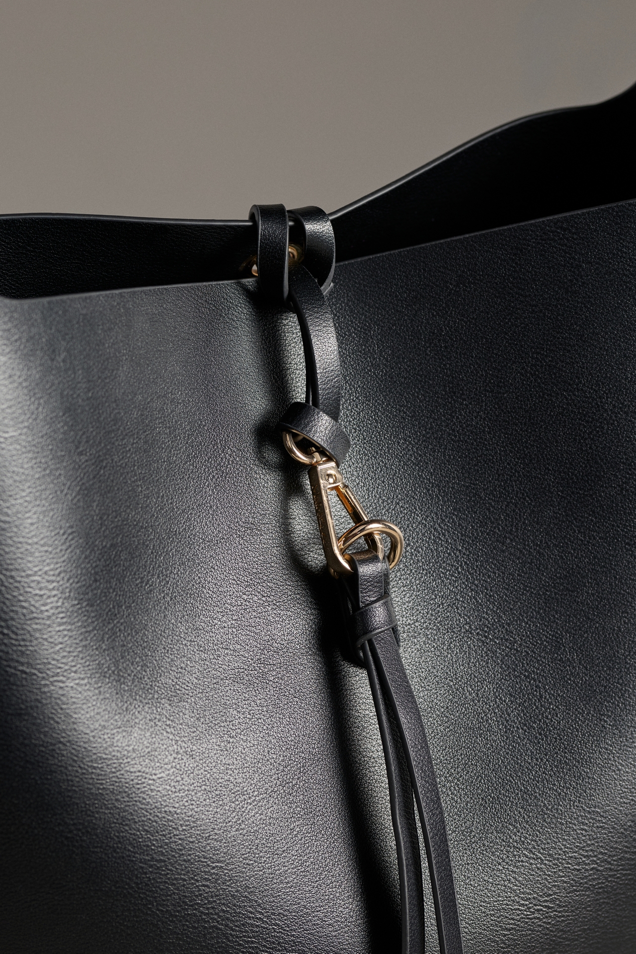 Mali + Lili Buckle Bucket Shoulder Bag