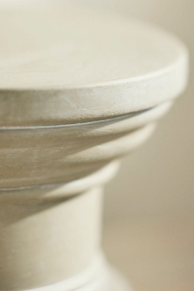 Cement Pedestal Plant Stand, Round #2