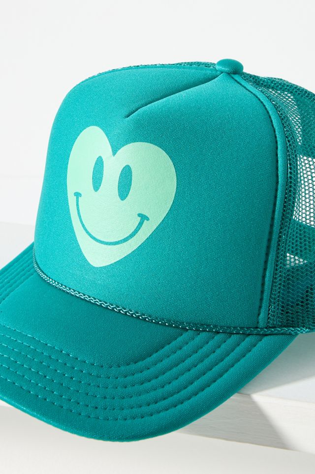 Ascot + Hart Smiley Heart Trucker Hat #2