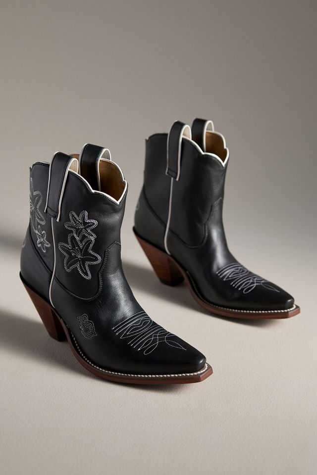 Besita Bliss Embroidered Ankle Boots #1