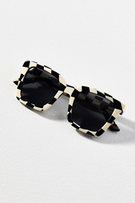 I-sea Lindsay Chunky Polarized Sunglasses In Black
