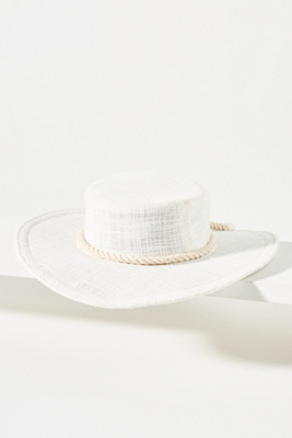 Shop Brunna.co Tatami Linen Jute Boater