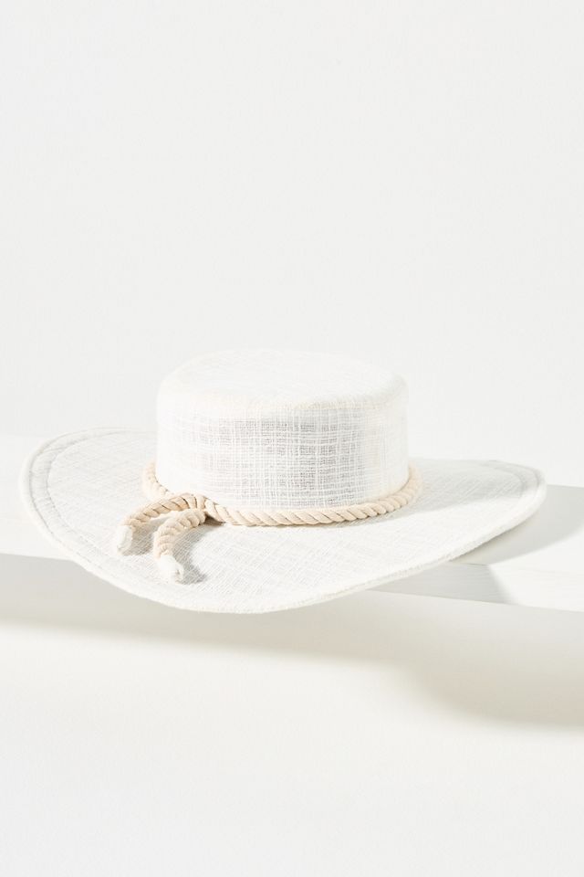 Brunna.Co Tatami Linen Jute Boater #1