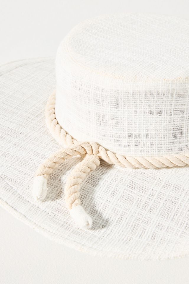 Brunna.Co Tatami Linen Jute Boater #2