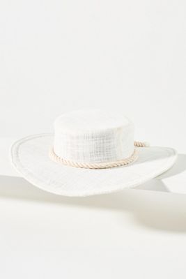 Brunna.Co Tatami Linen Jute Boater