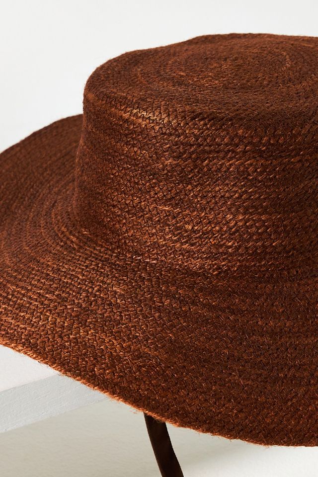 Brunna.Co Loli Jute Boater Hat #2