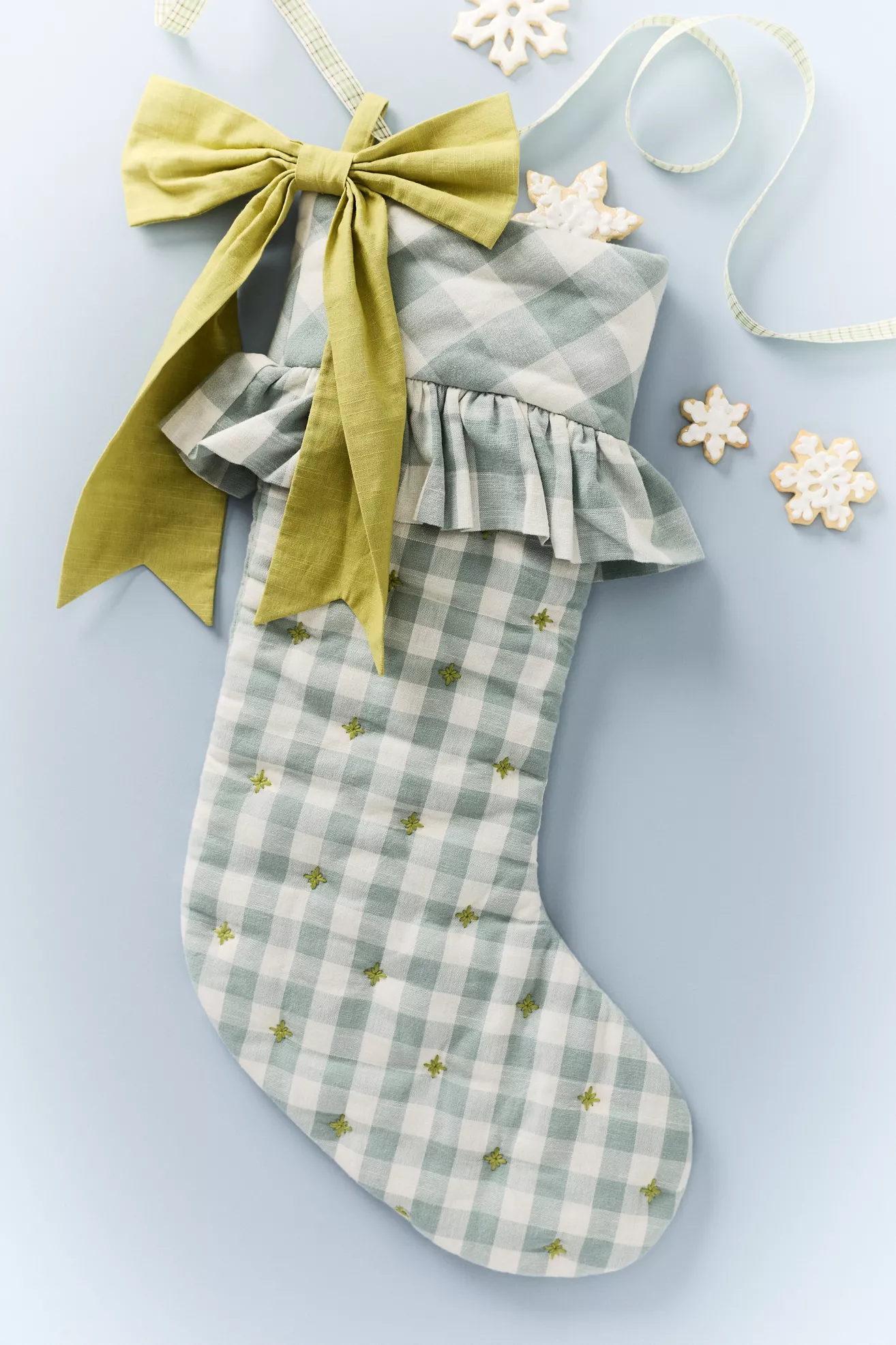 Gingham Bow Stocking - thumbnail 7