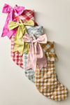 Gingham Bow Stocking 