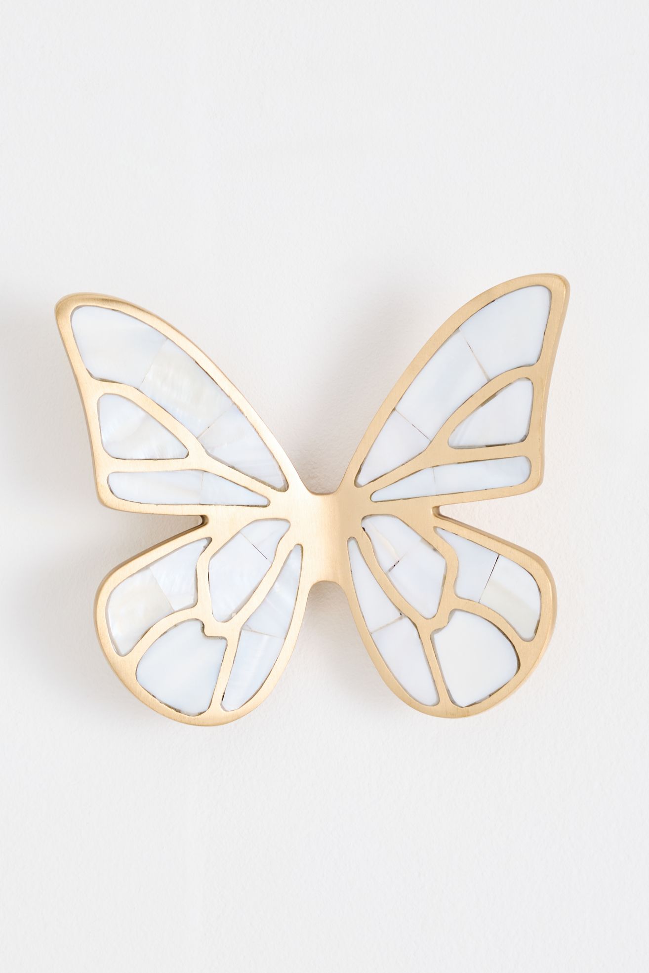 Delia Mother-Of-Pearl Butterfly Wall Charm - Pearl, Standard, S