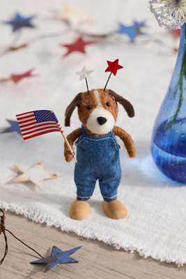 Patriotic Pup Felt Critter product page