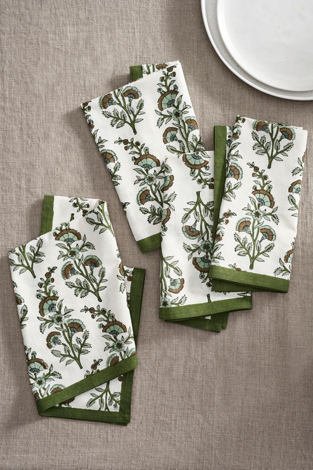 Calla Cotton Napkins, Set of 4 #1