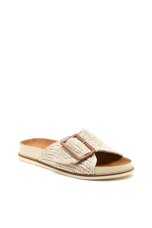 Kelsi Dagger Brooklyn Sutton Raffia Slide Sandals #1