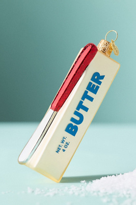 Butter Stick Glass Ornament product page