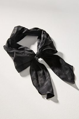 By Anthropologie Floral Tie-back Headband