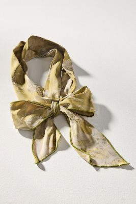 By Anthropologie Floral Tie-back Headband