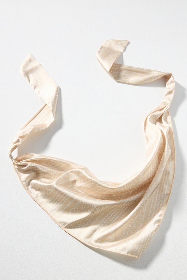 Dotted Print Hair Scarf #1