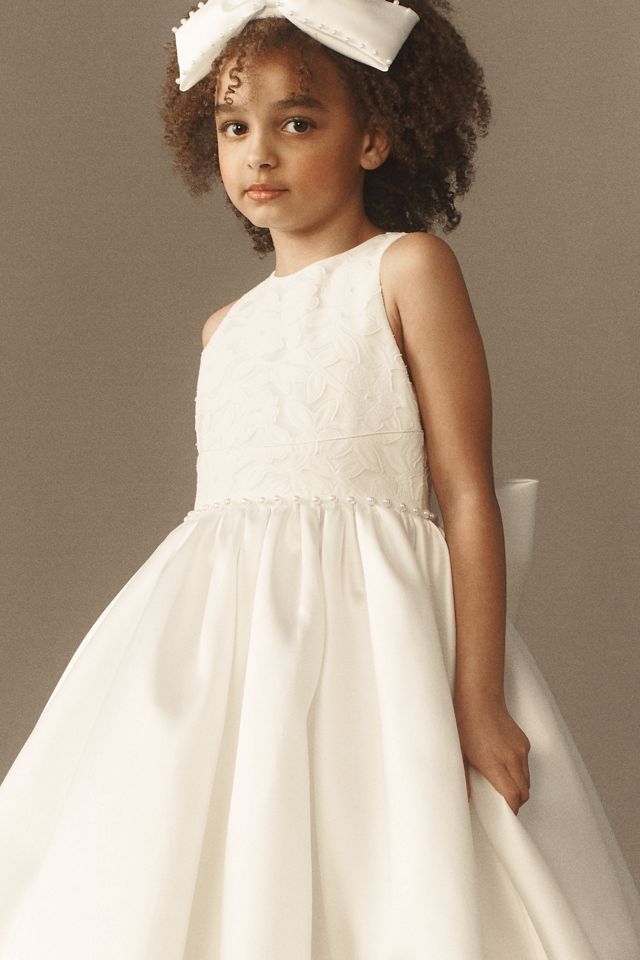 Princess Daliana Lennox Satin & Organza Bow-Back Dress #2