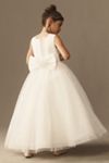 Princess Daliana Rose Lace A-Line Flower Girl Dress