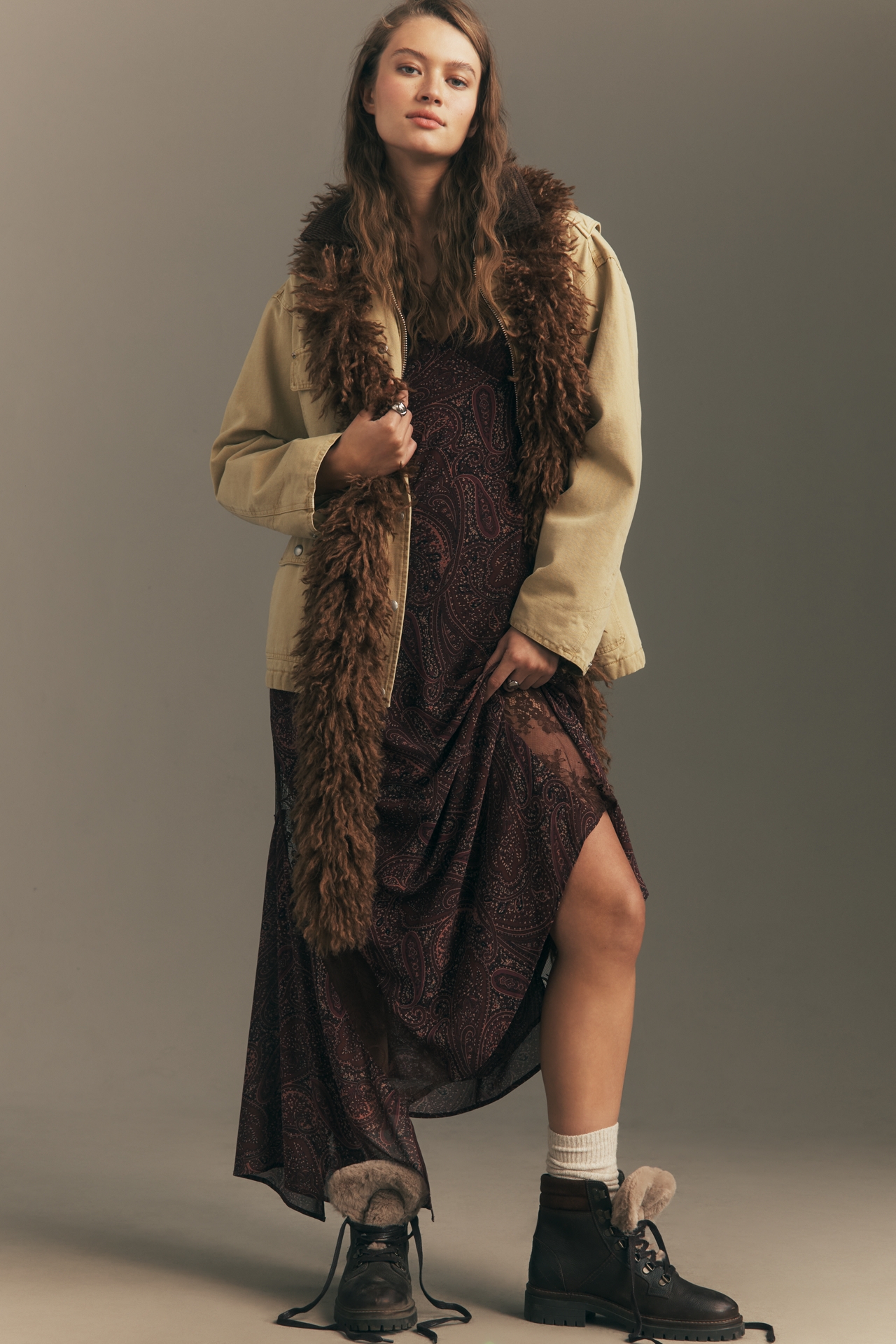 Anna Sui Faux Fur Scarf