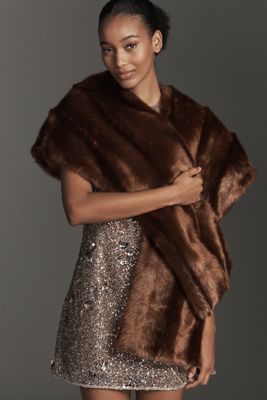 Anna Sui Faux-Fur Scarf