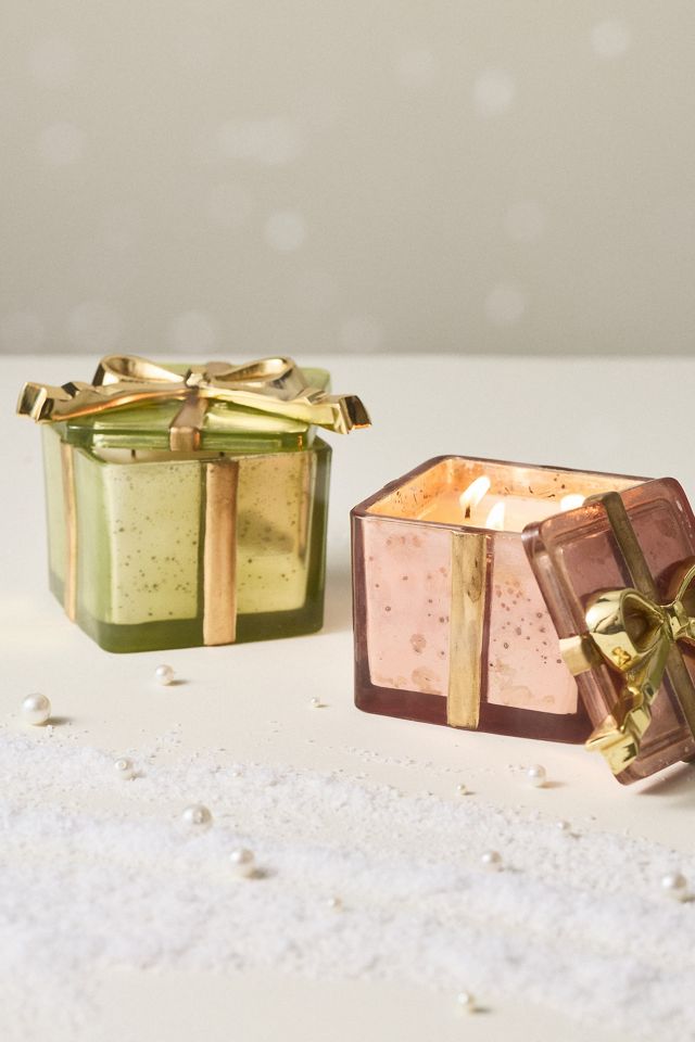 Woody Juniper & Cedar Glass Boxed Candle #1