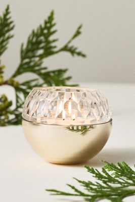 Glass Ornament Woody Crisp Cedar Glass Candle