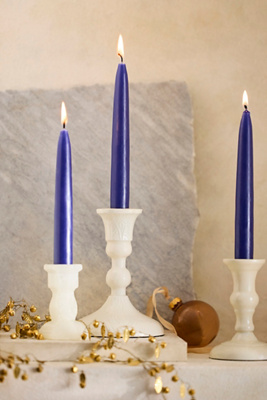 Terrain Unscented Taper Candle Set, Midnight