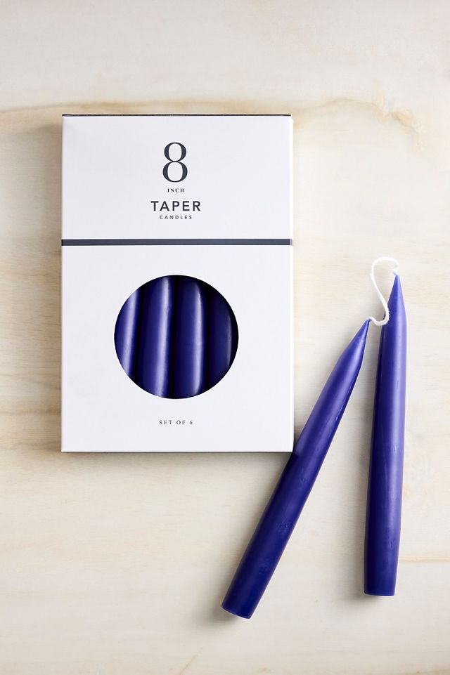 Unscented Taper Candle Set, Midnight #1
