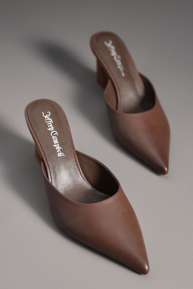 Jeffrey Campbell Unamused Pointed-Toe Heeled Mules #3