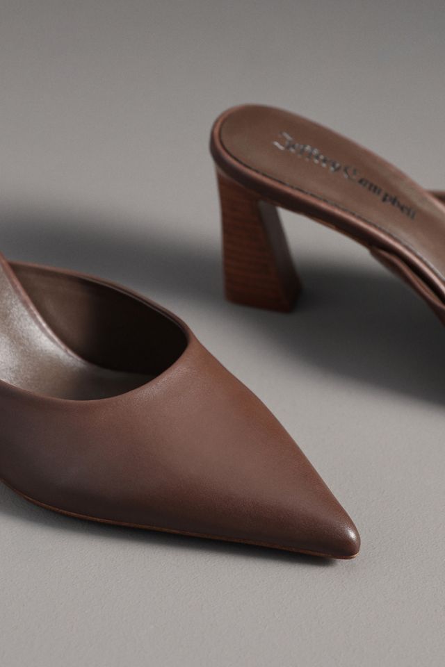 Jeffrey Campbell Unamused Pointed-Toe Heeled Mules #4