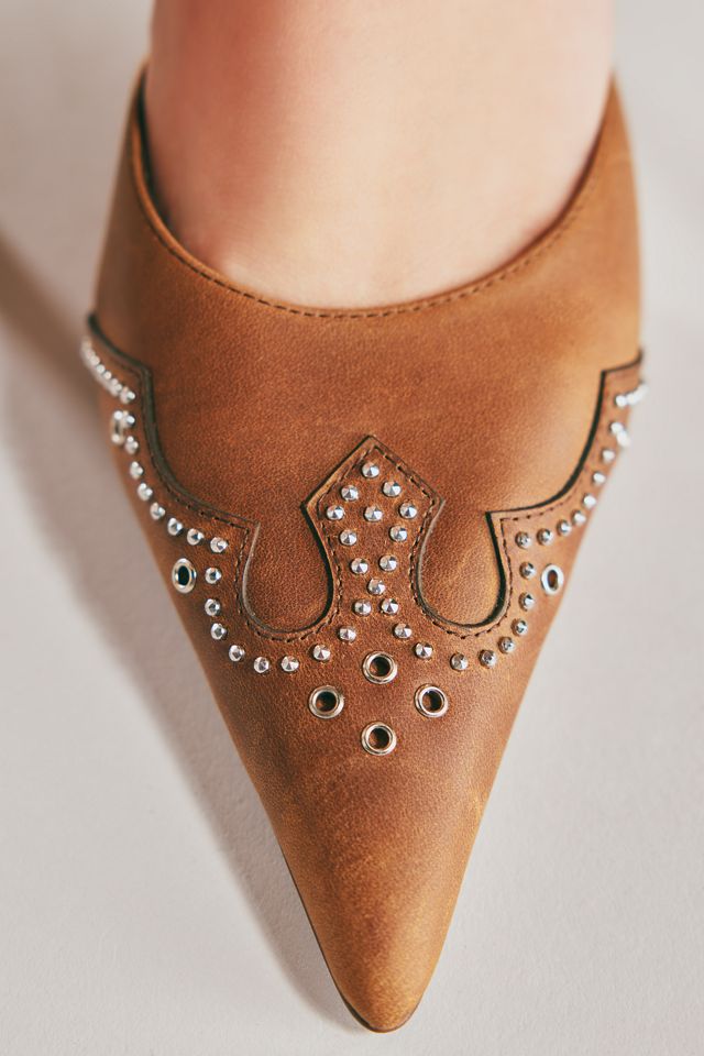 Jeffrey Campbell Head-West Pointed-Toe Heeled Mules #1