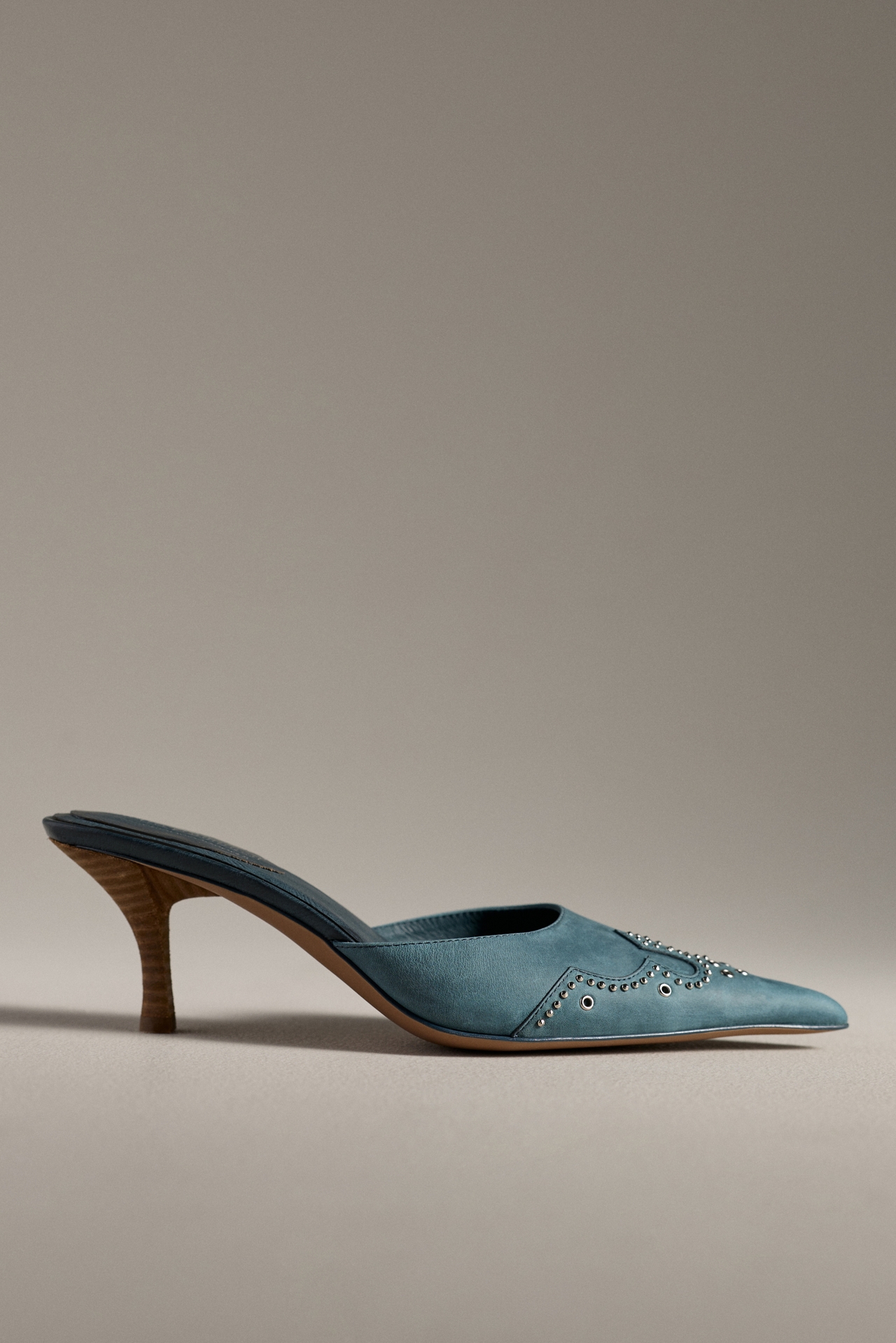 Jeffrey Campbell Head-West Pointed-Toe Heeled Mules
