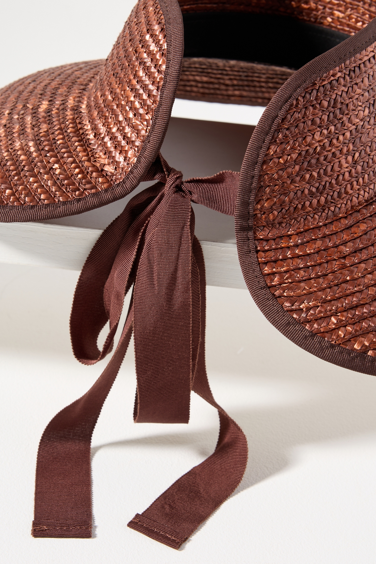 Wyeth Wide-Brim Straw Visor