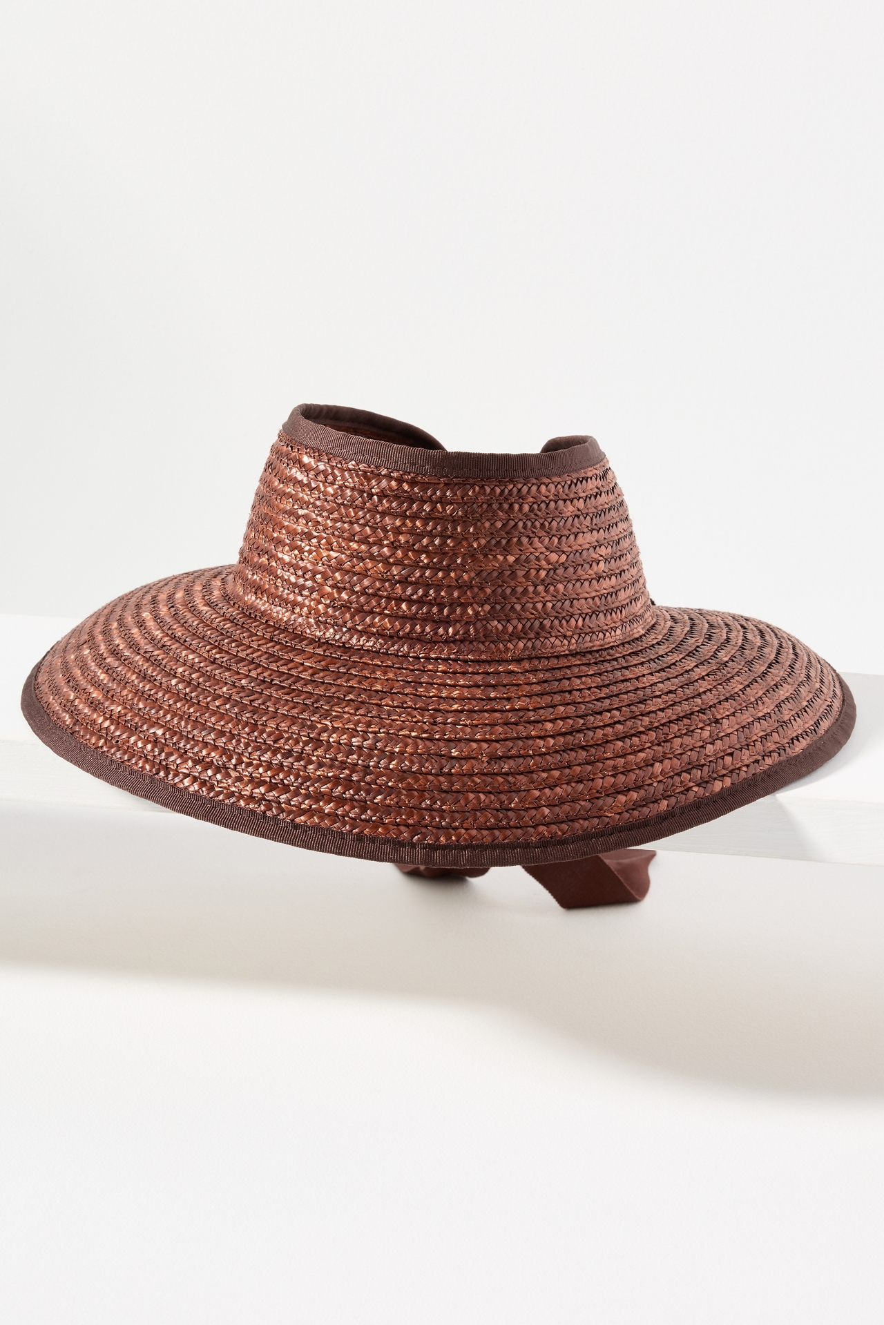 Wyeth Wide-Brim Straw Visor