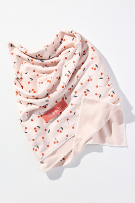 Kitsch Cherry Print Extra Large Hair Towel Wrap