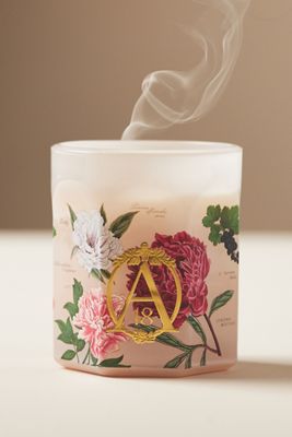 Apothecary 18 Floral Peony Blush Glass Candle