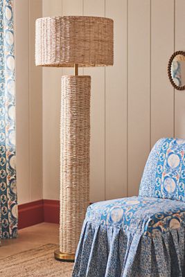 Cirebon Rattan Floor Lamp
