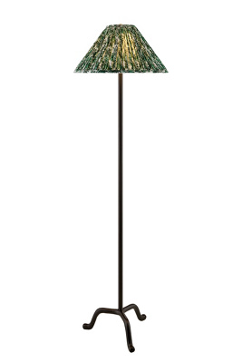 Anthropologie Kukio Printed Shade Floor Lamp